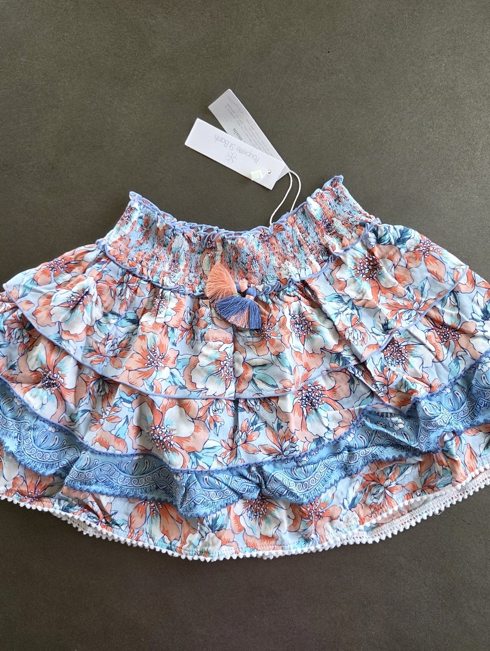 Poupette St Barth Ariel Mini Skirt Girls Size 8 NWT $160 Boho Summer